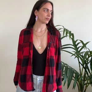 HURLEY 🌊 Flannel button-down shirt